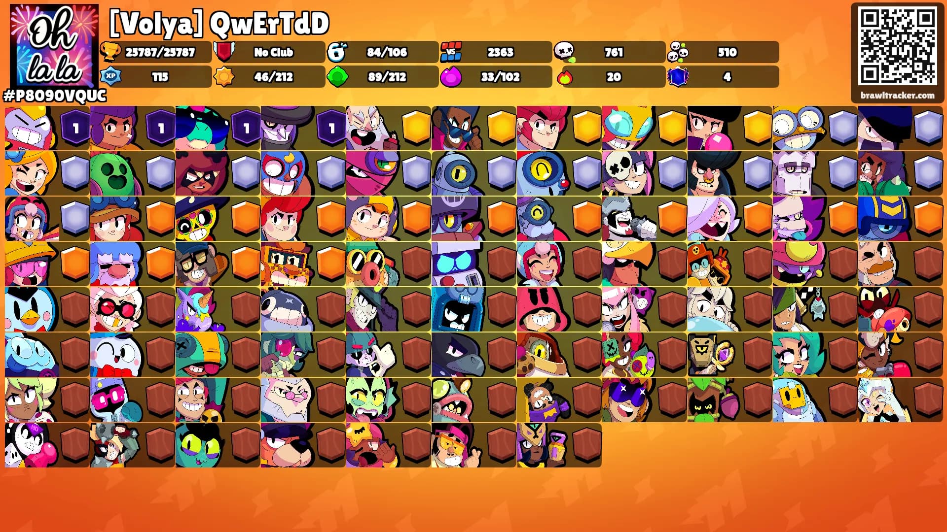 [Volya] QwErTdD's Ranks