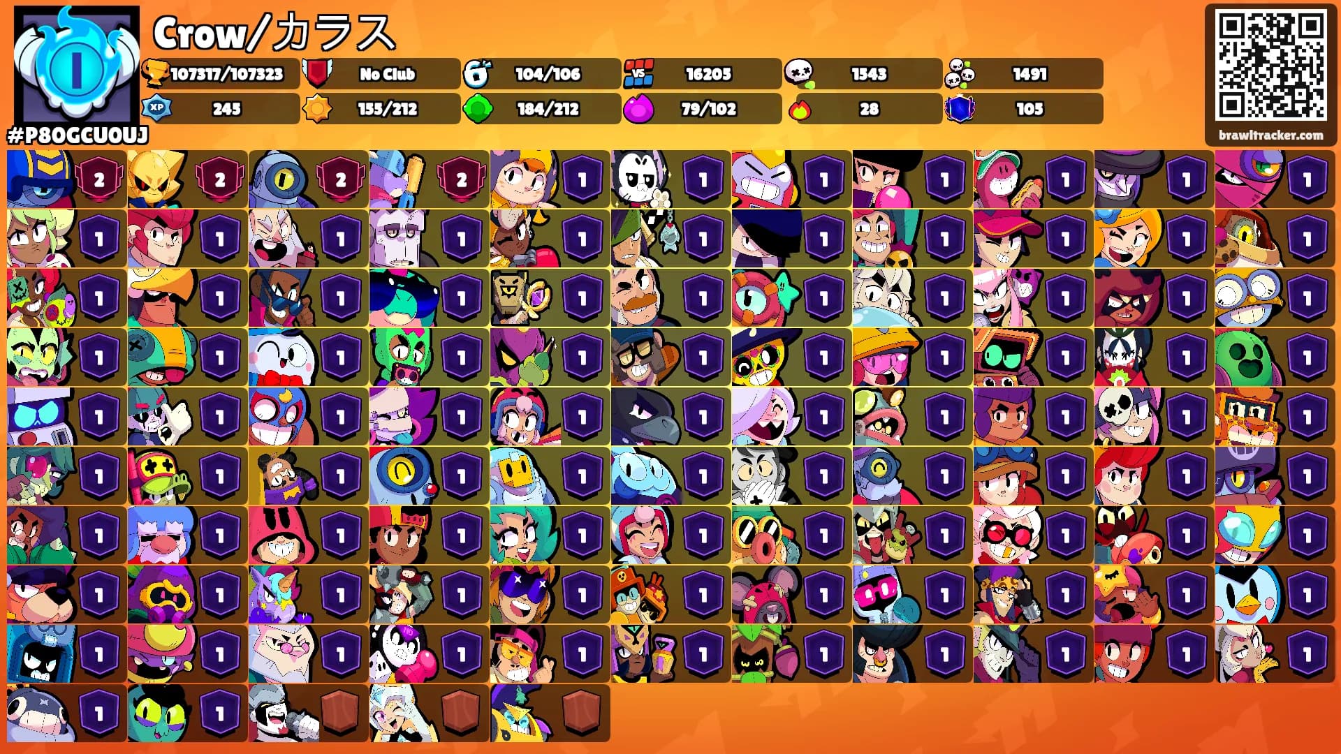 Crow/力ラス's Ranks