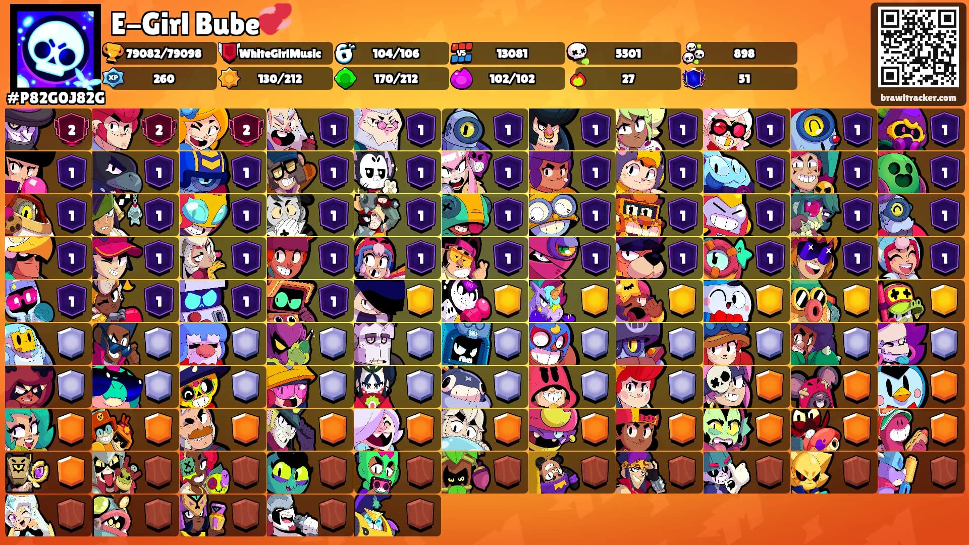 E-Girl Bube💞's Ranks