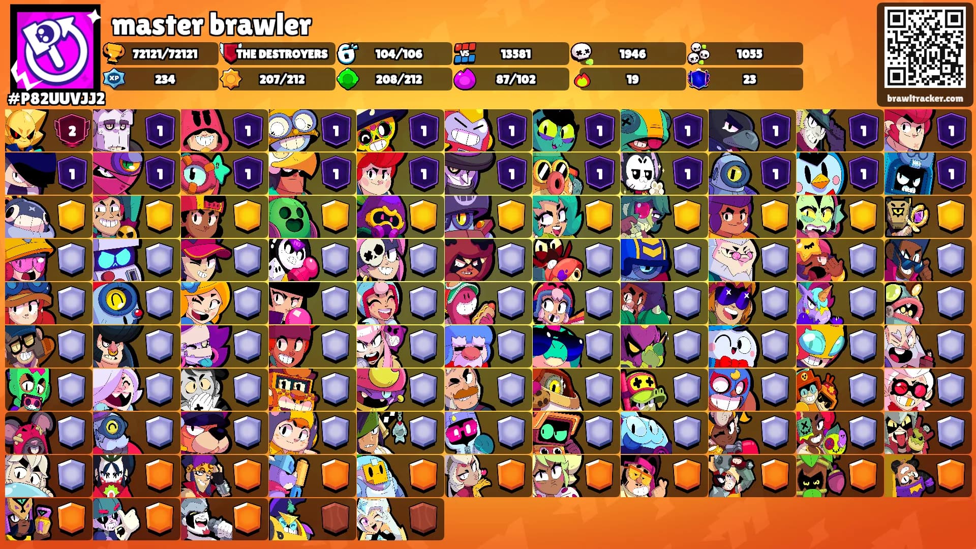 master brawler's Ranks