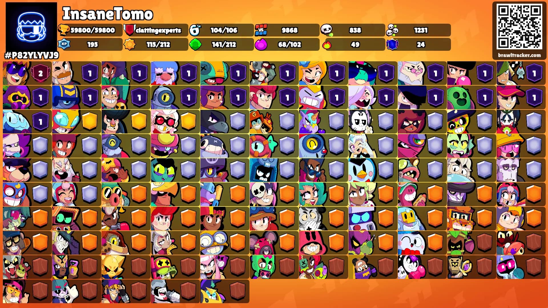 InsaneTomo's Ranks