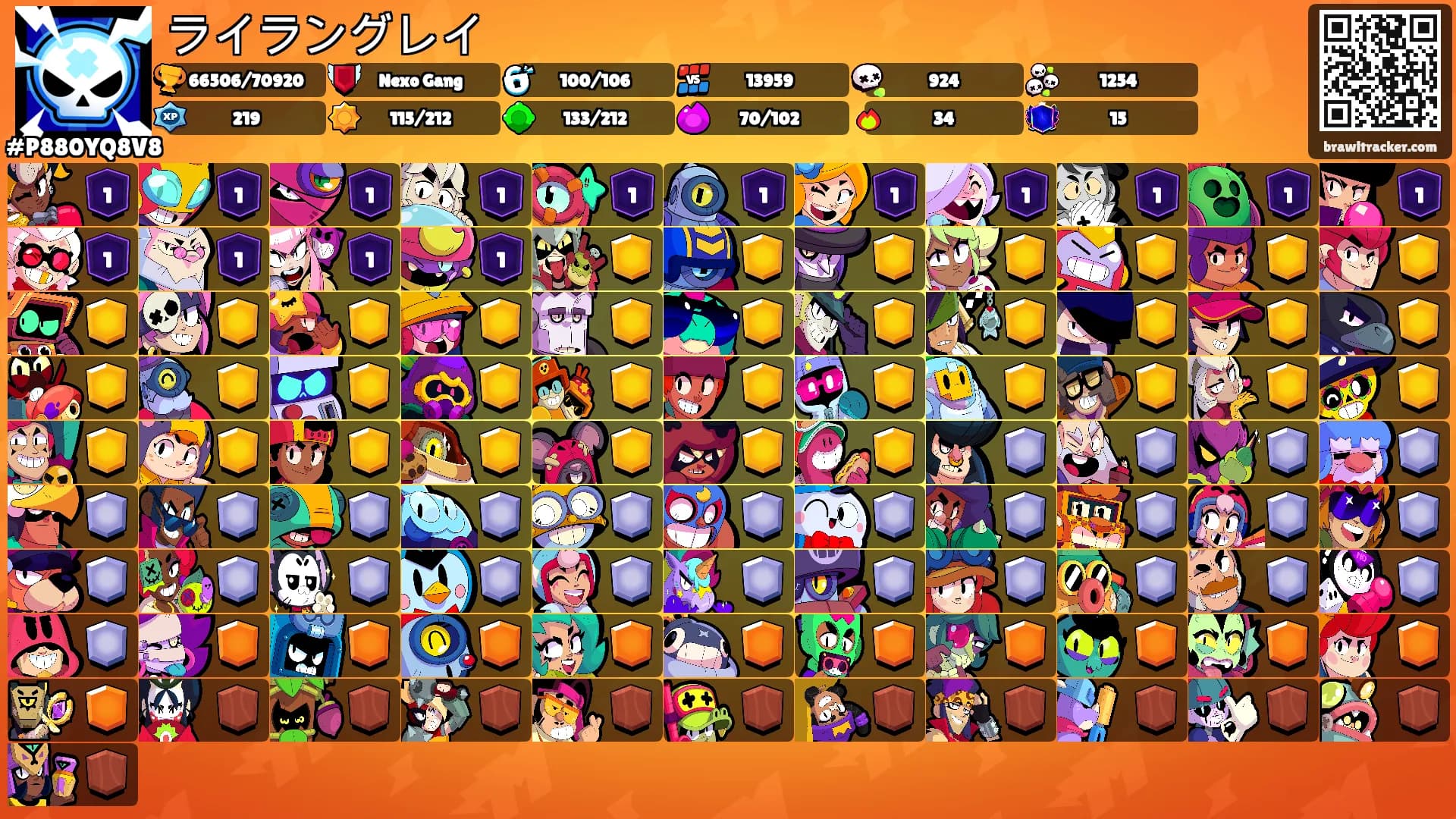 ライラングレイ's Ranks