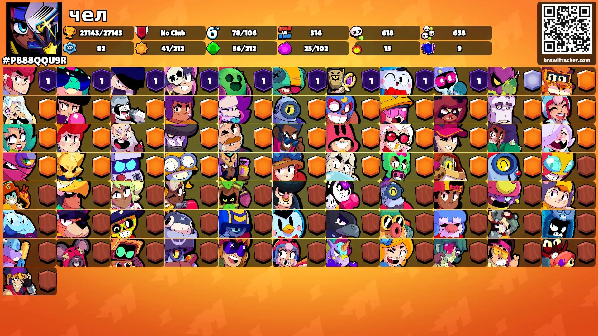 чел's Ranks