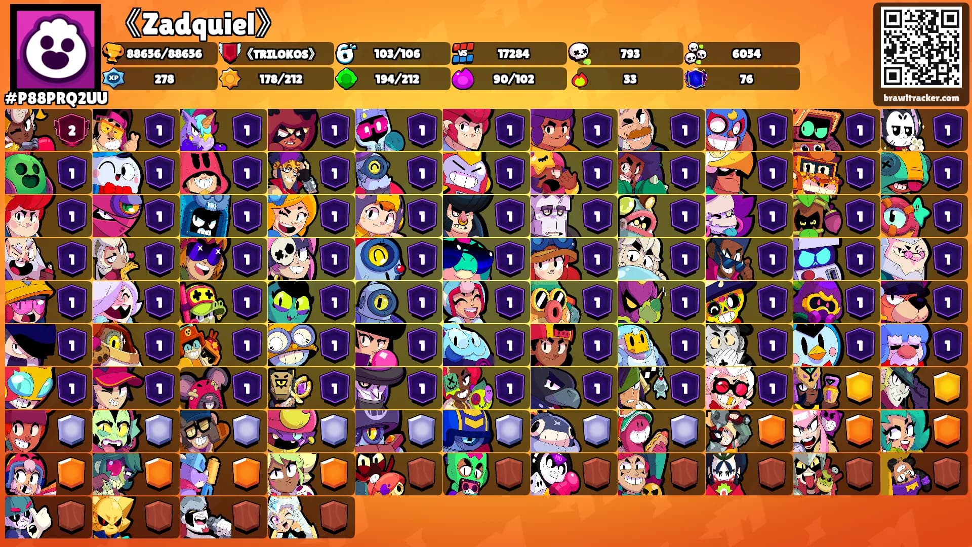 《Zadquiel》's Ranks
