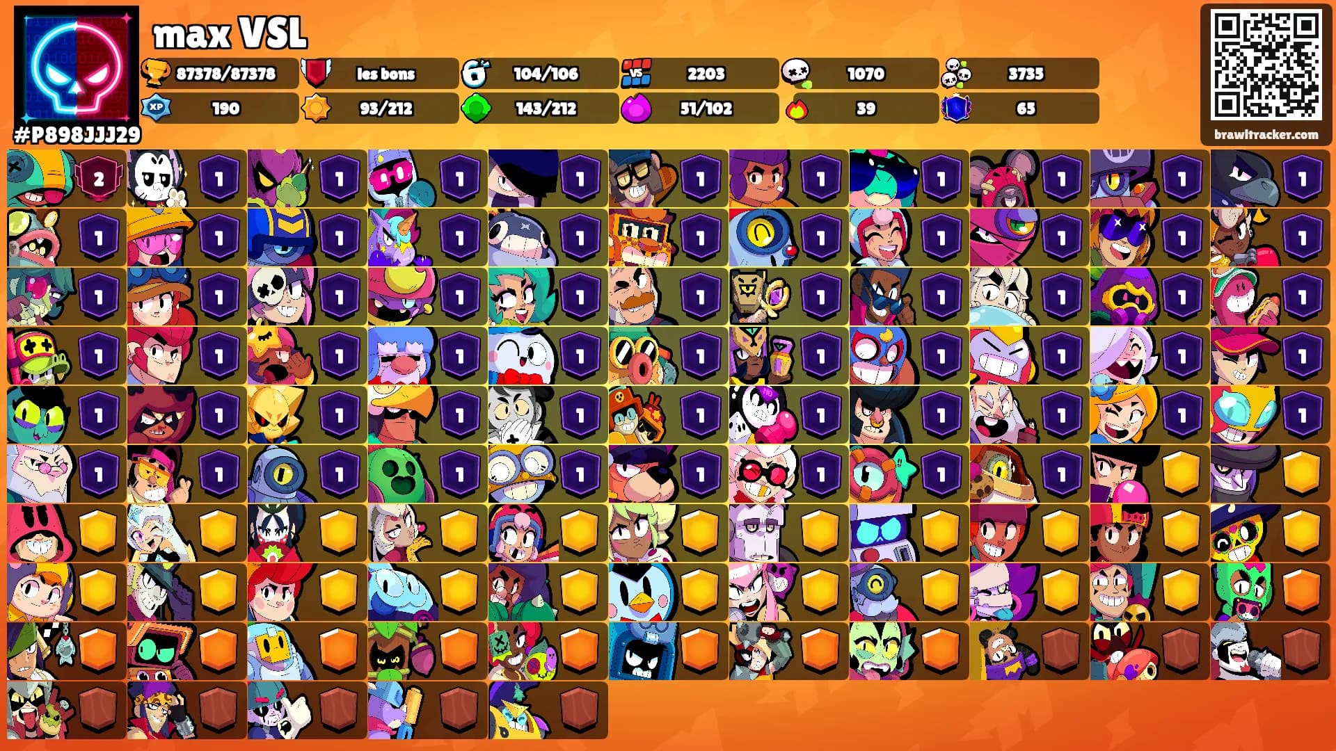 max VSL's Ranks