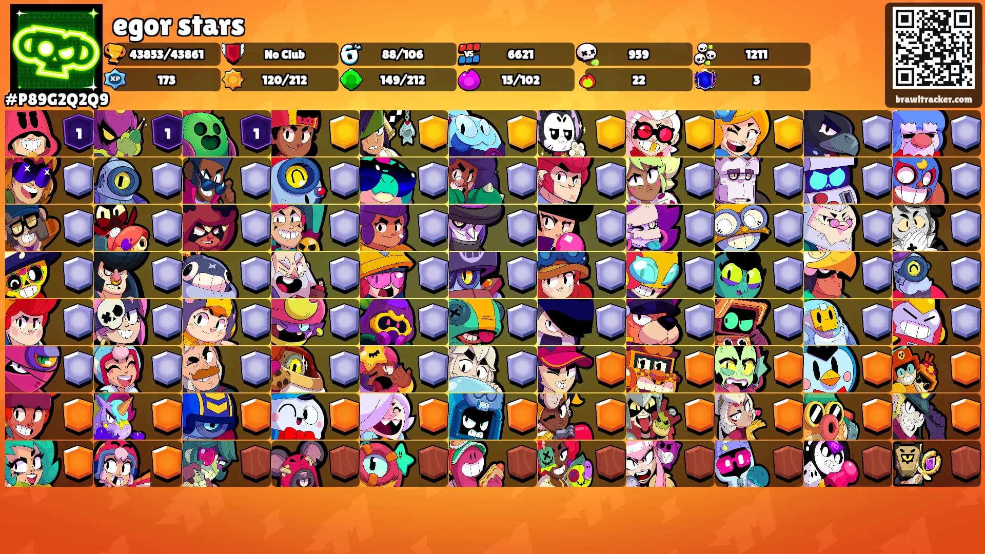 egor stars's Ranks