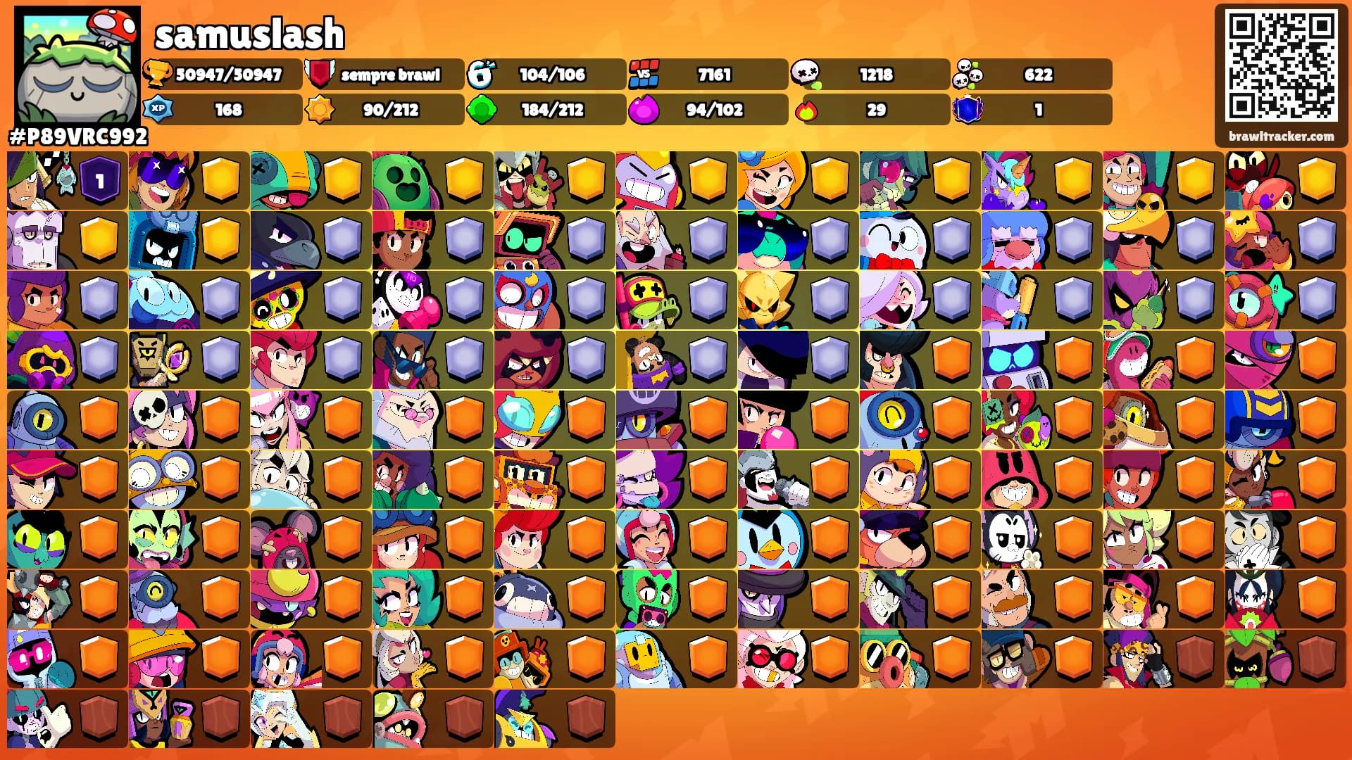 samuslash's Ranks