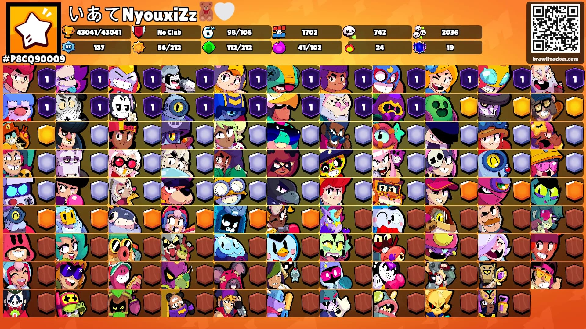 いあてNyouxiZz🧸🤍's Ranks