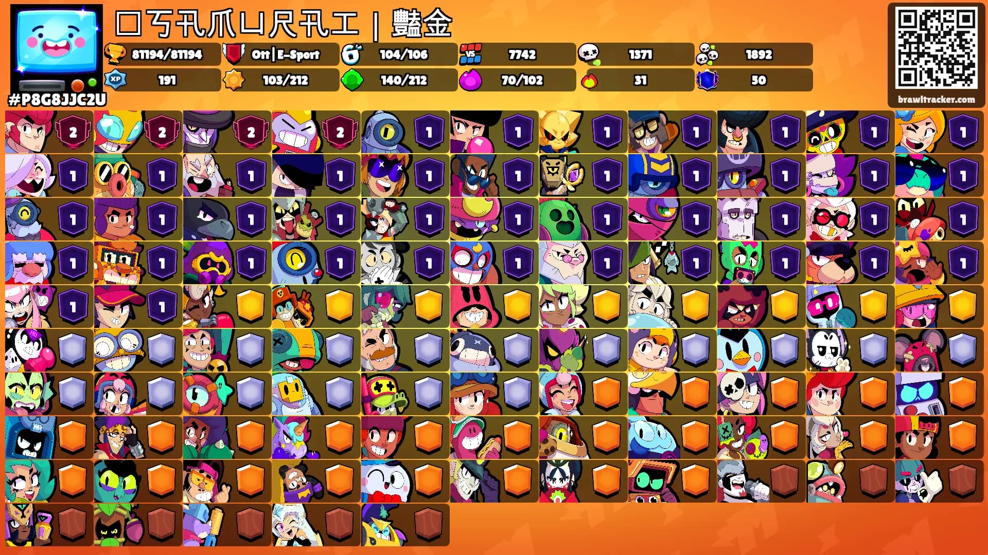 ⛩丂卂爪ㄩ尺卂工｜豔金's Ranks