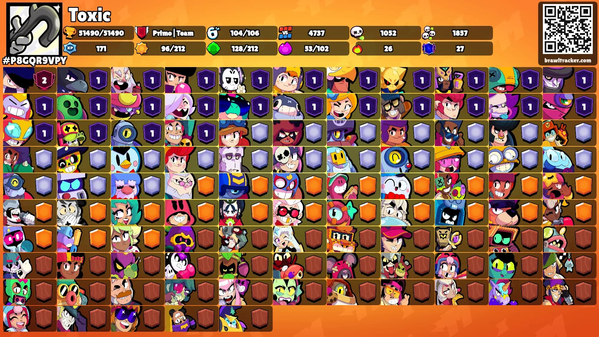 Toxic's Ranks