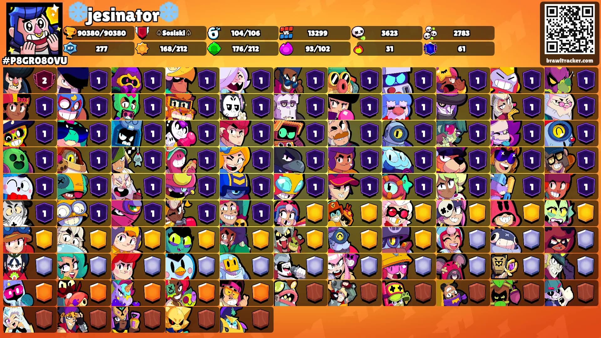 ❄️jesinator❄️'s Ranks