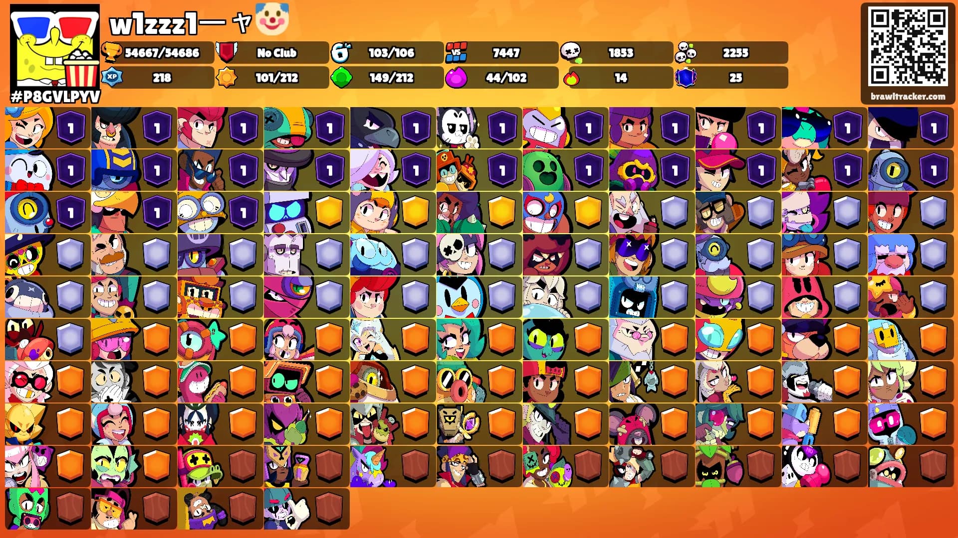 w1zzz1ーャ🤡's Ranks