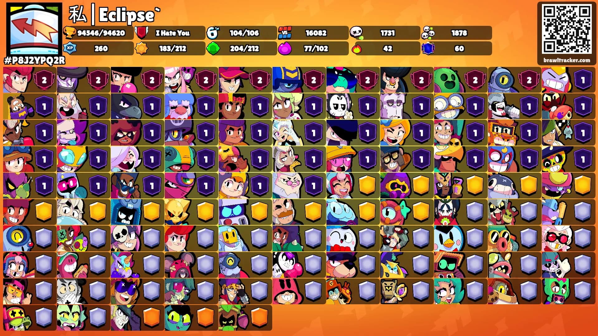 私|Eclipse`'s Ranks