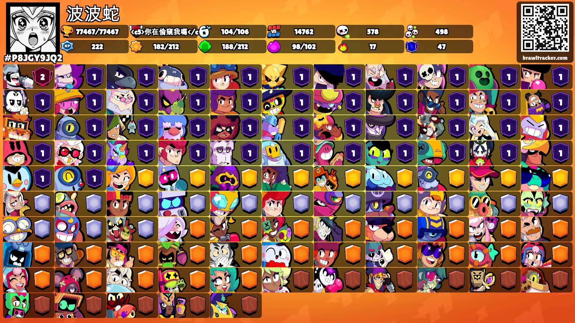 波波蛇's Ranks