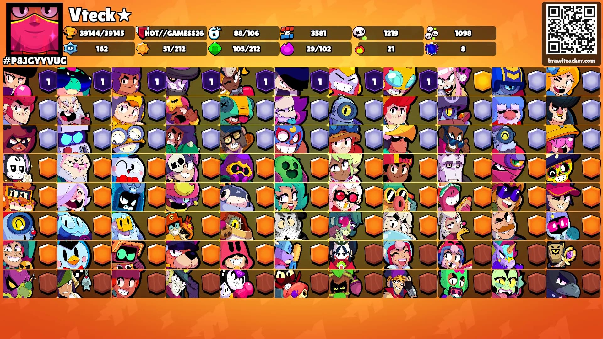 Vteck★'s Ranks