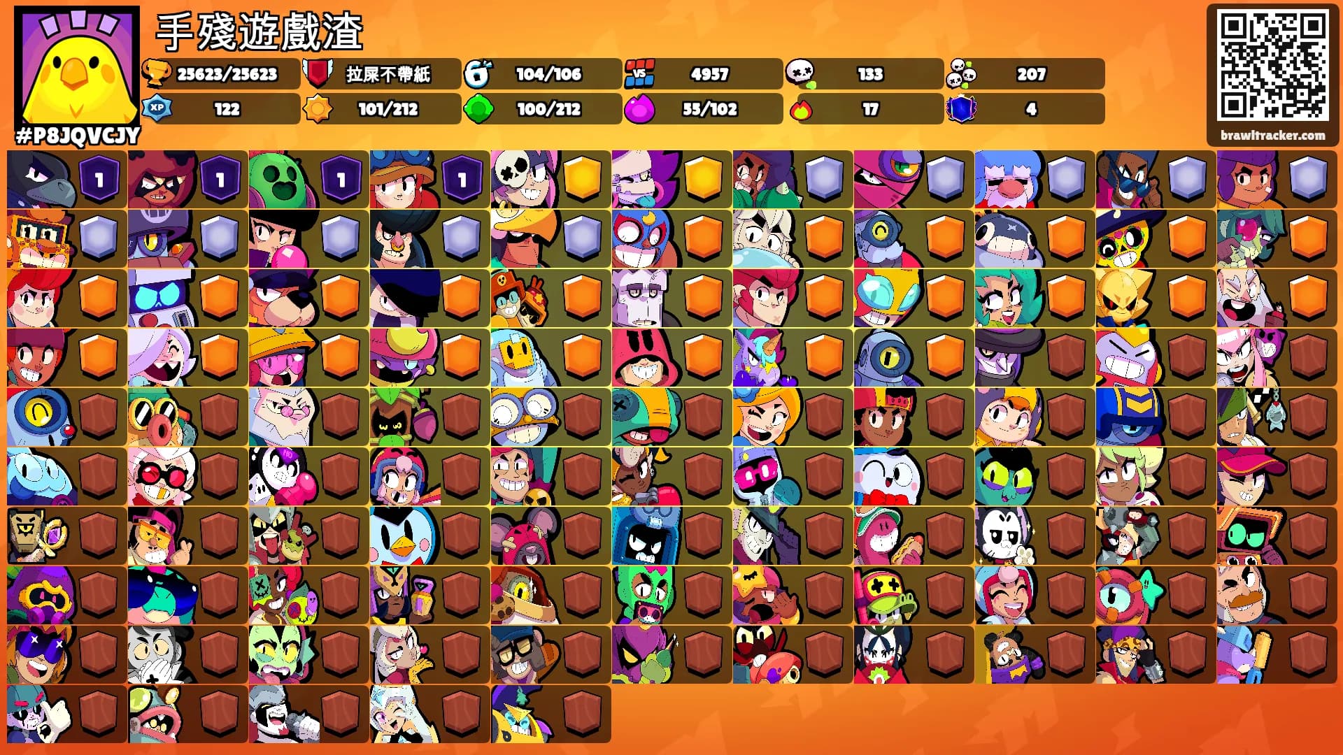 手殘遊戲渣's Ranks
