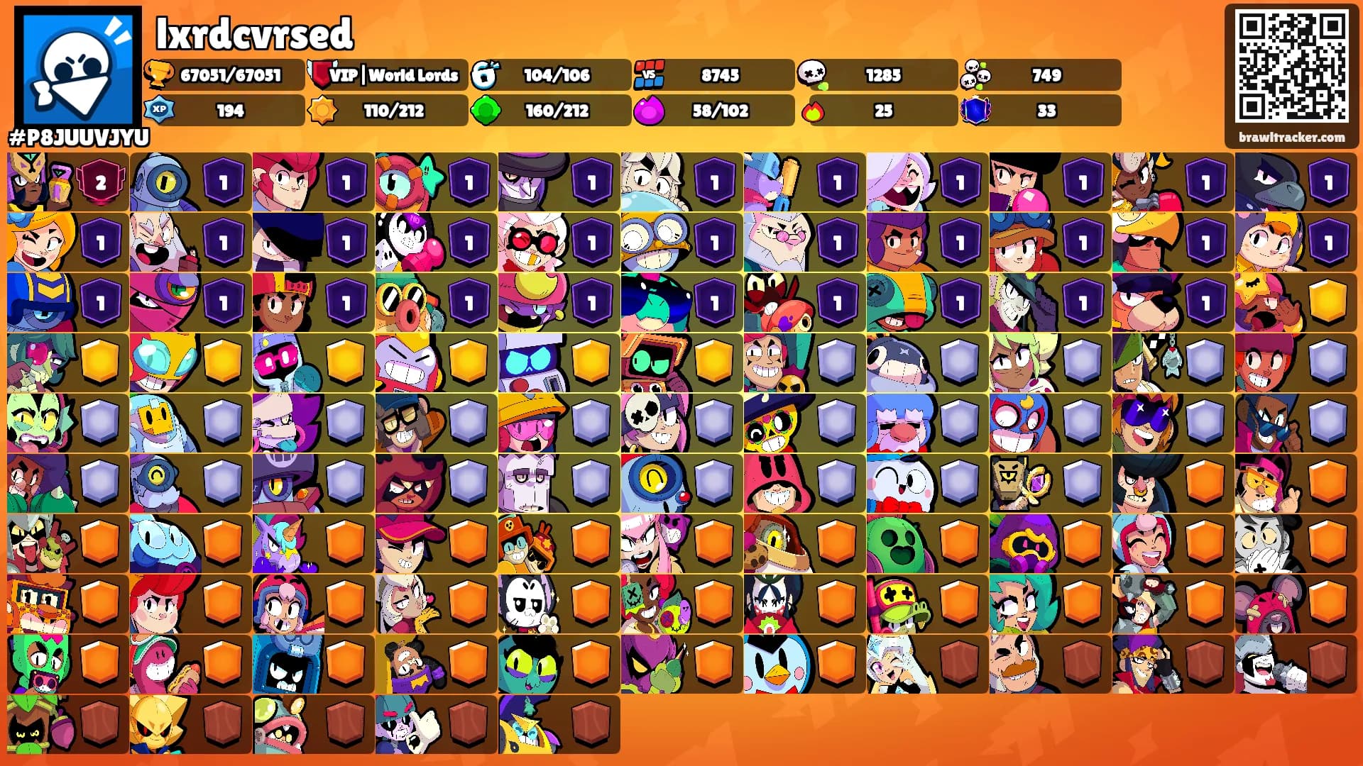 lxrdcvrsed's Ranks