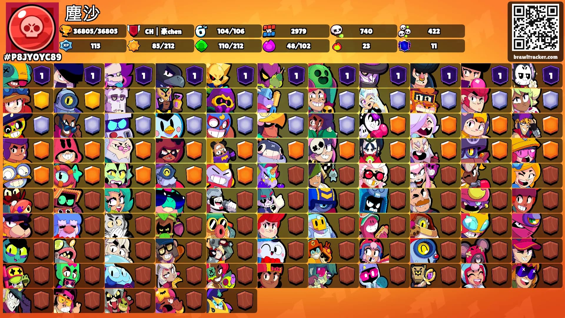 塵沙's Ranks