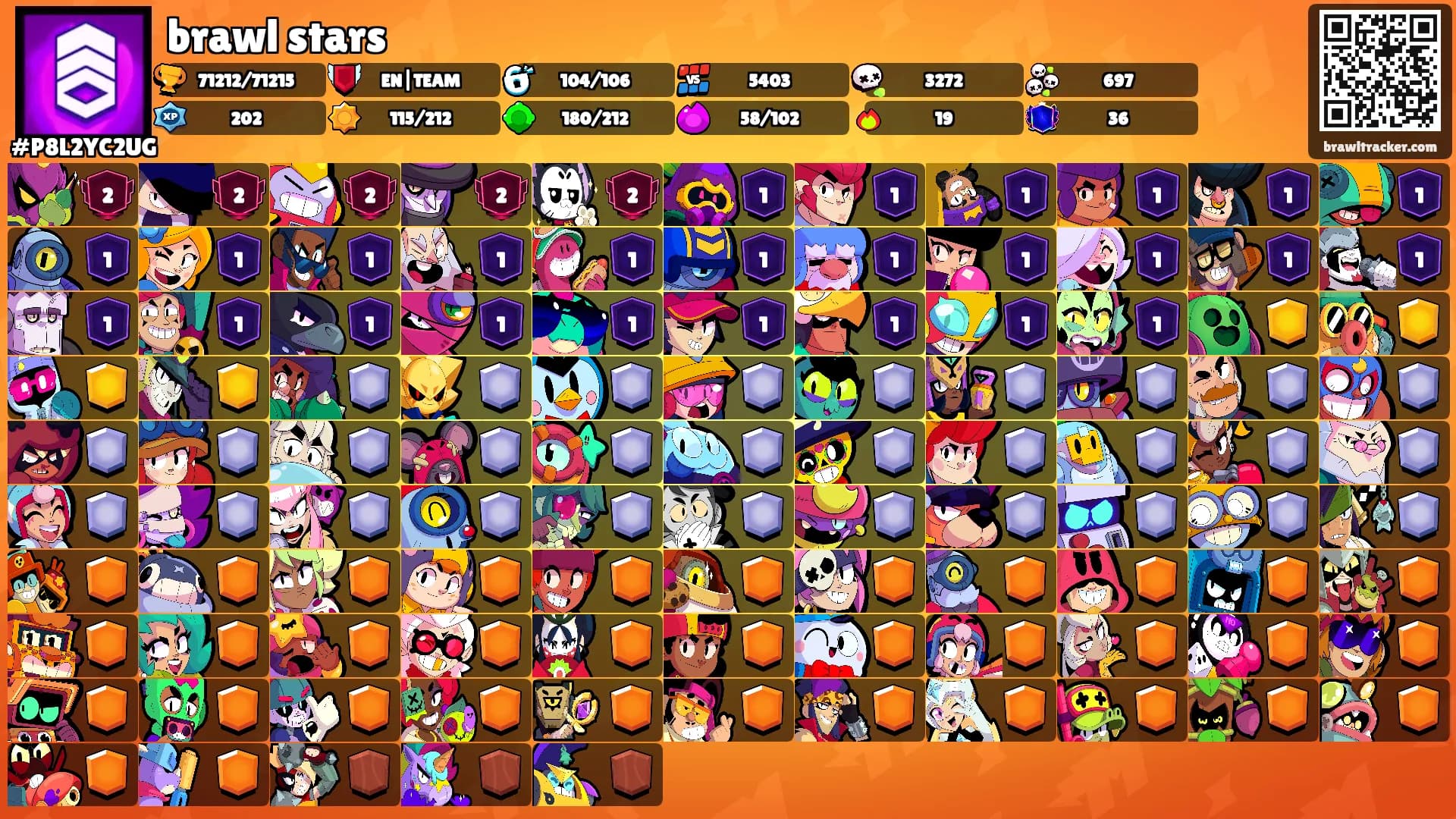 brawl stars's Ranks