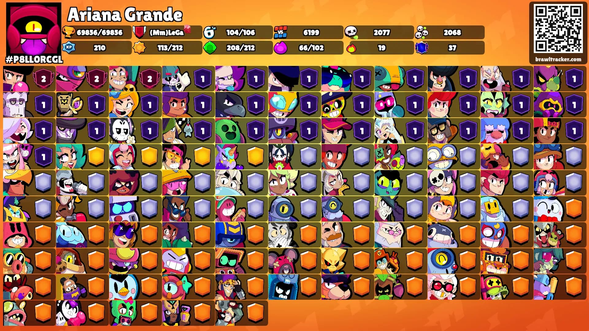 Ariana Grande's Ranks