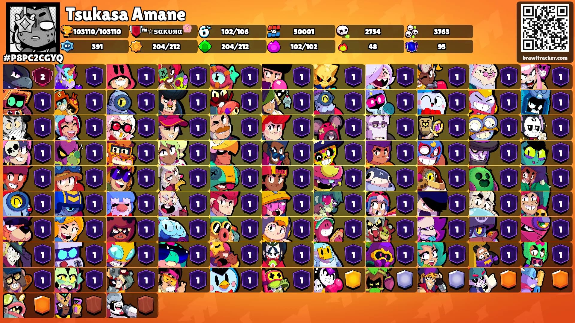 Tsukasa Amane's Ranks