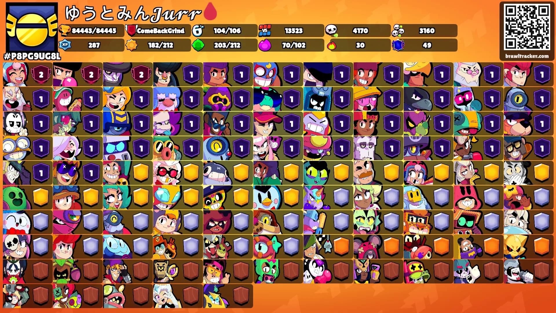 ゆうとみん𝓙𝓾𝓻𝓻🩸's Ranks