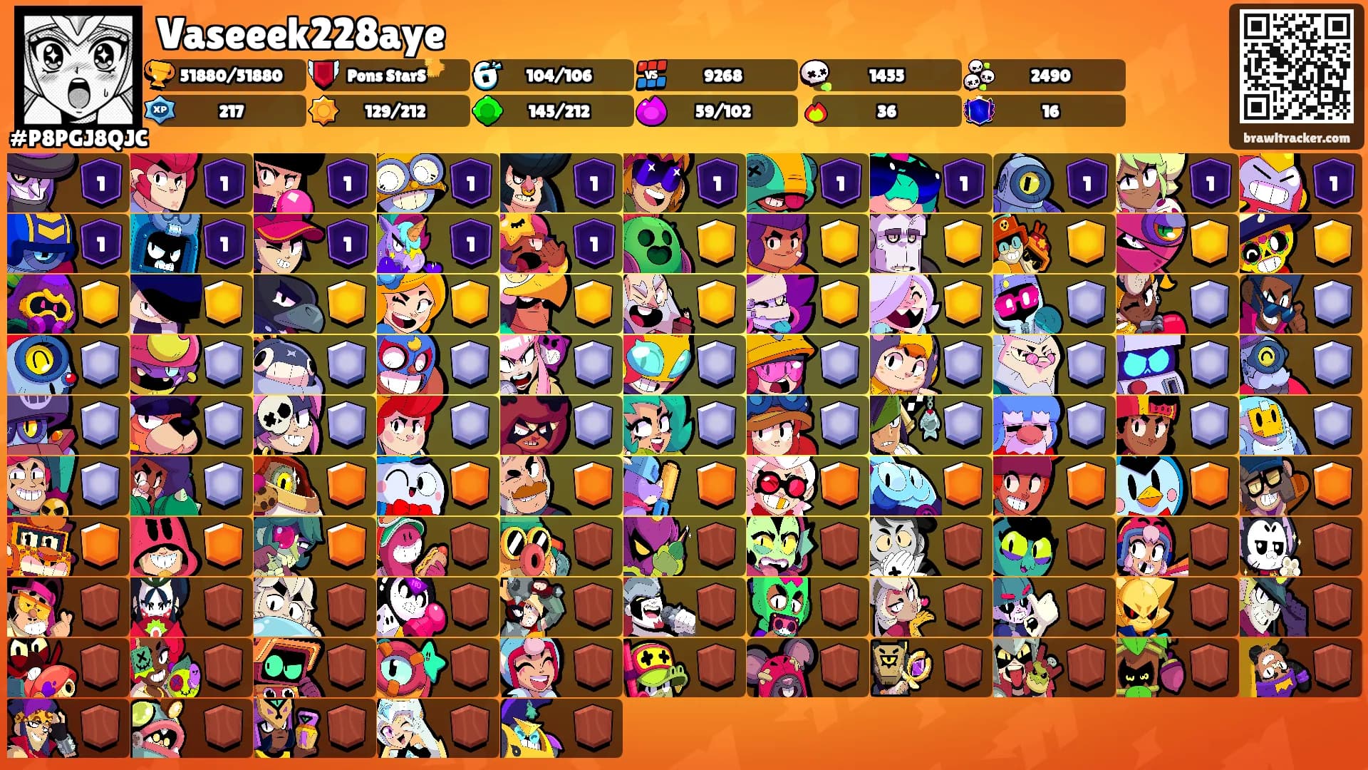 Vaseeek228aye's Ranks