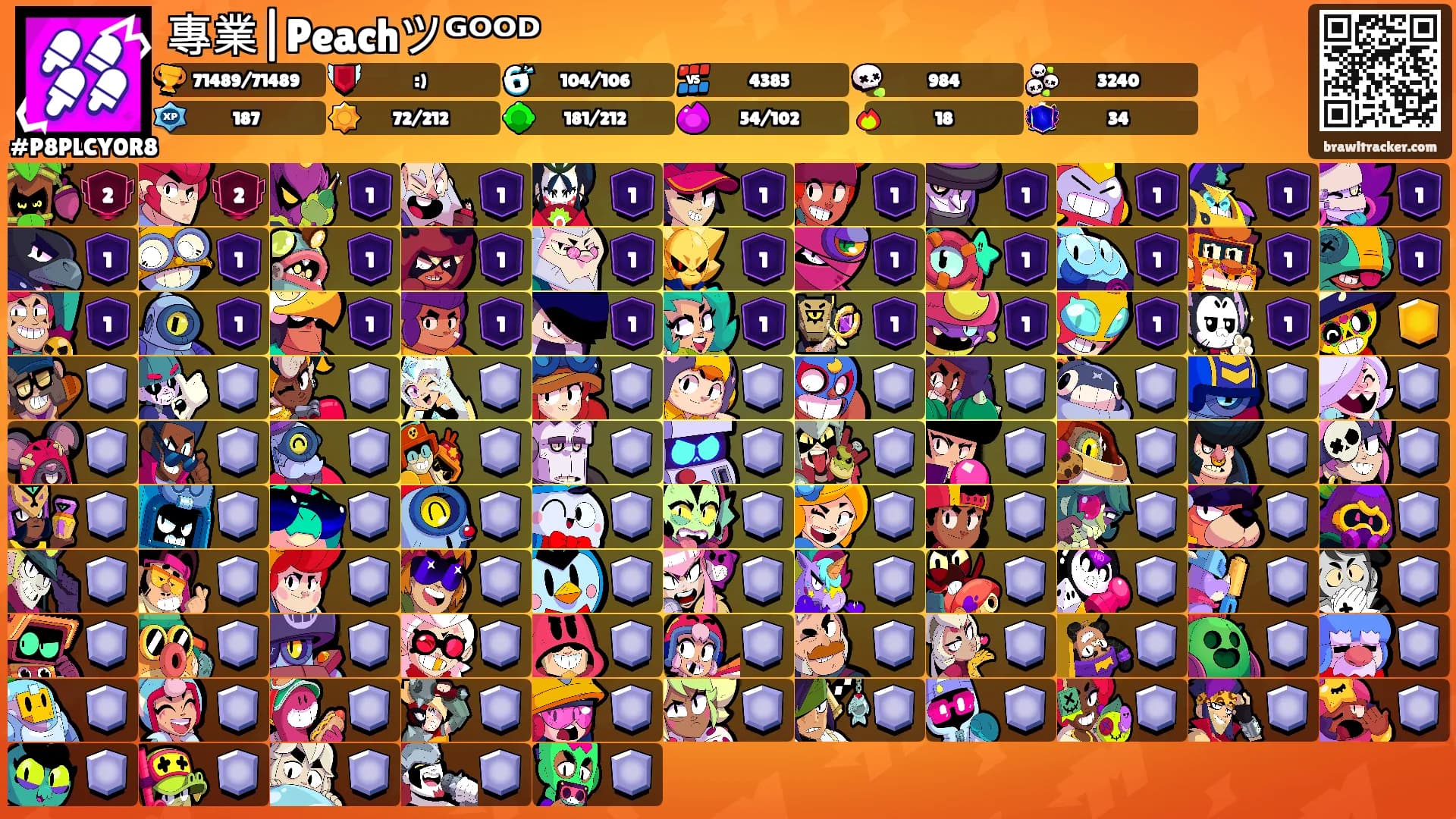 專業|Peachツᴳᴼᴼᴰ's Ranks