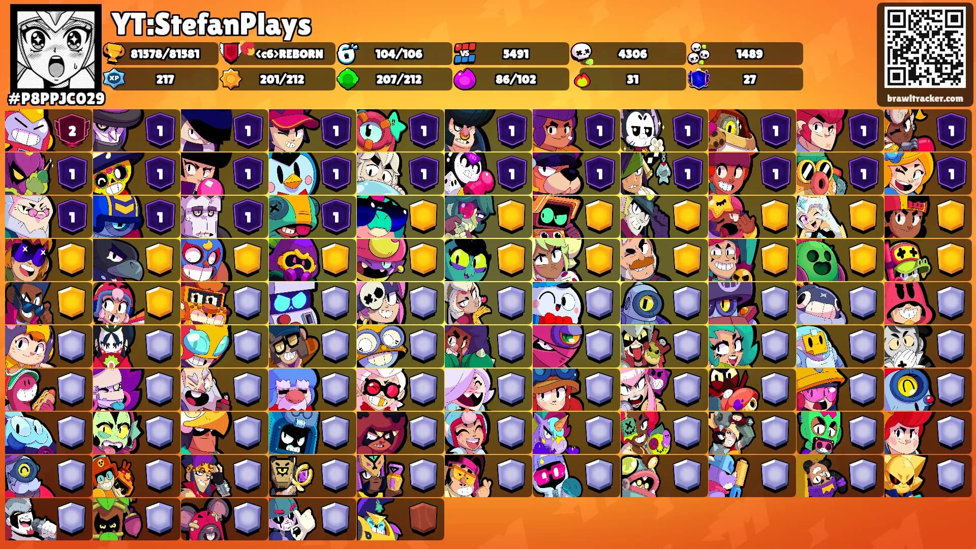 YT:StefanPlays's Ranks