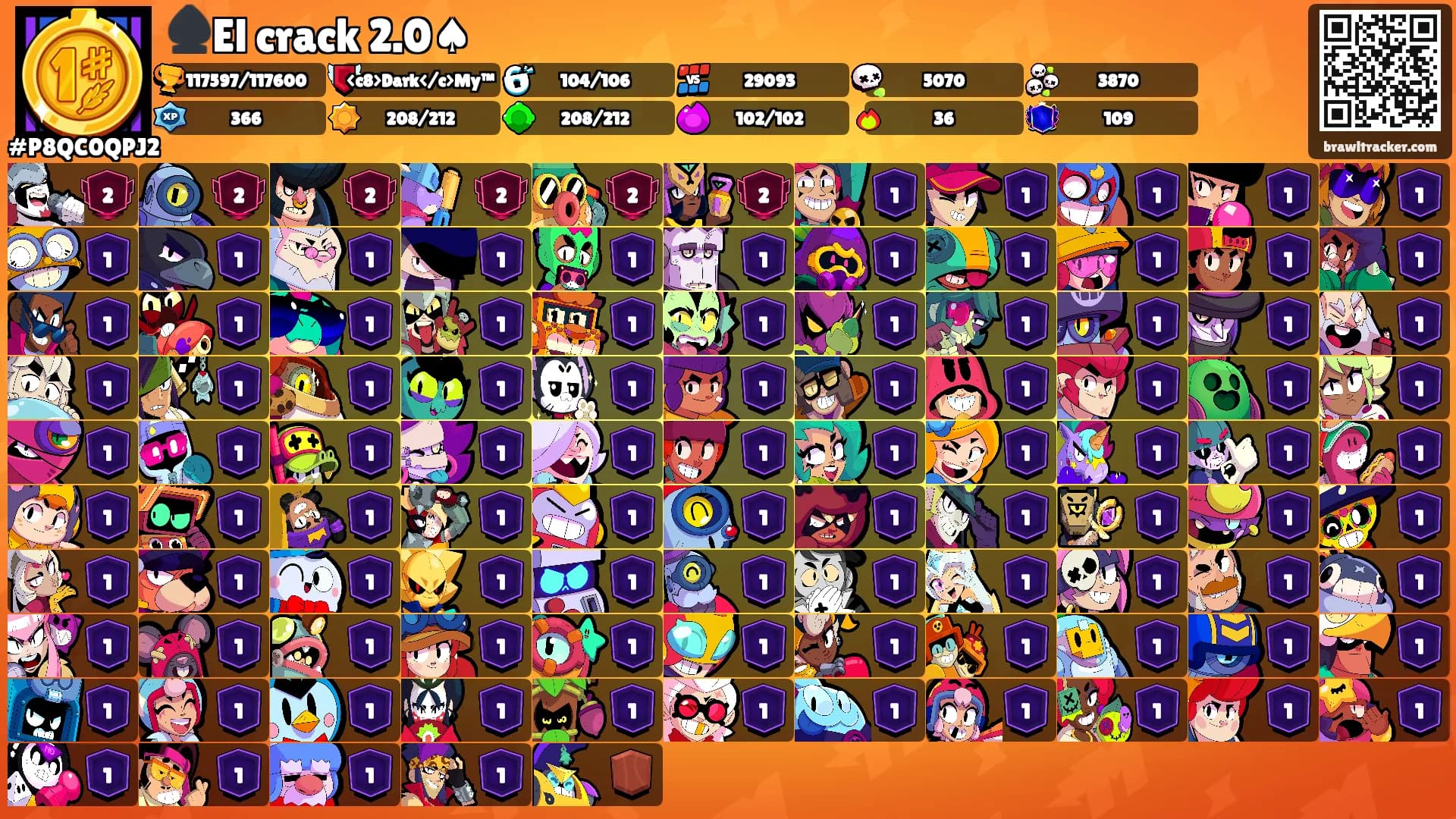 ♠️El crack 2.0♠'s Ranks