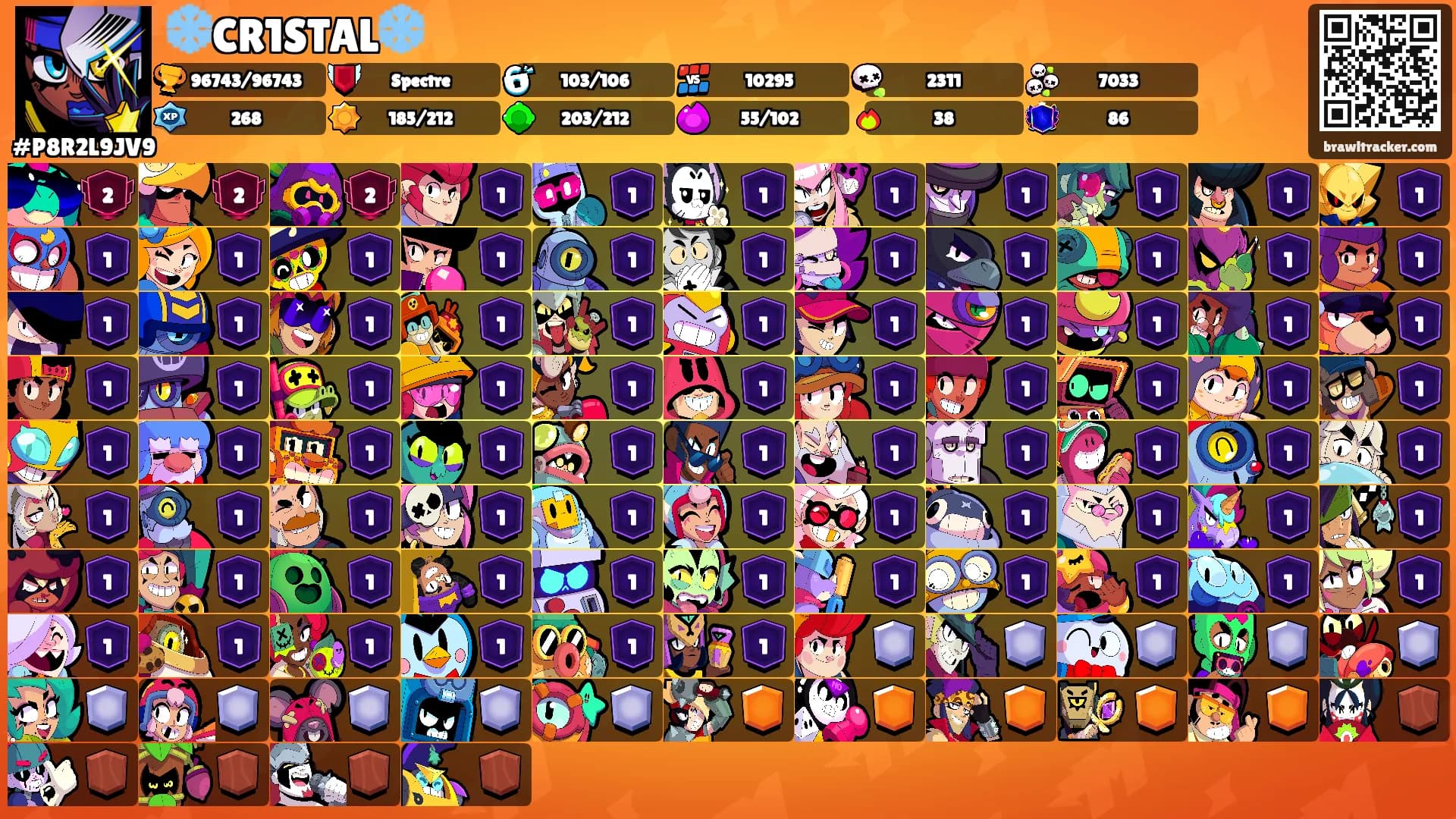 ❄️CR1STAL❄️'s Ranks