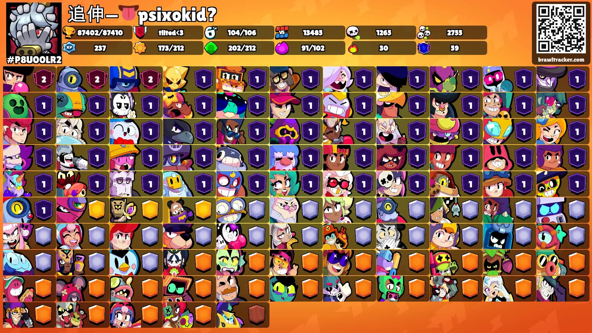 追伸—👅psixokid?'s Ranks