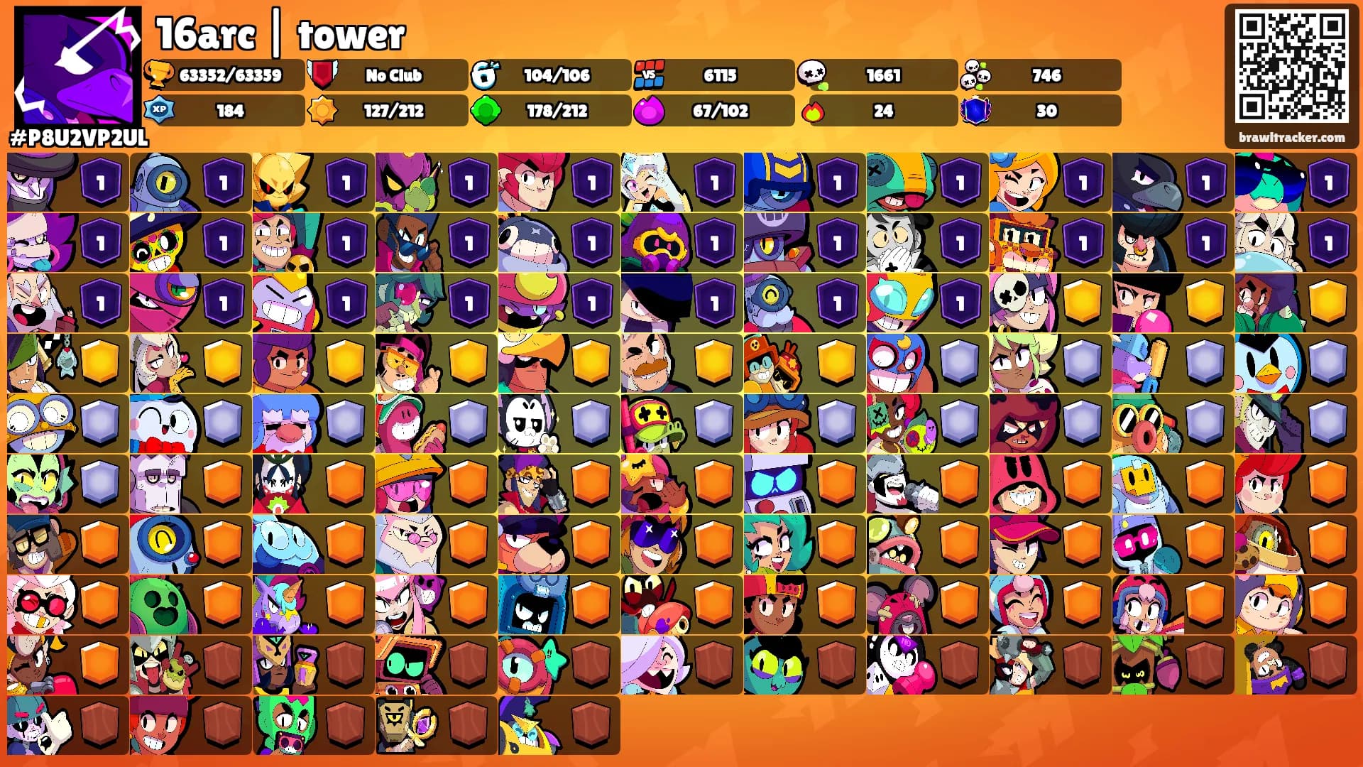 16arc | tower's Ranks