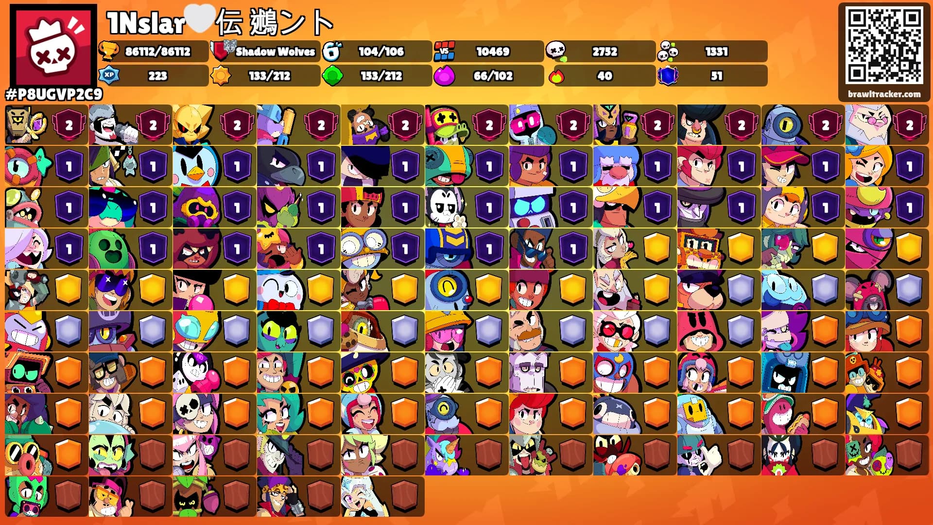 1Nslar🤍伝 鶐ント's Ranks