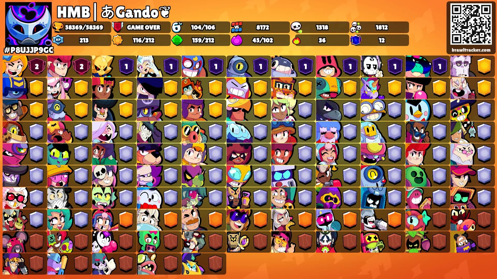 HMB|あGando❦︎'s Ranks