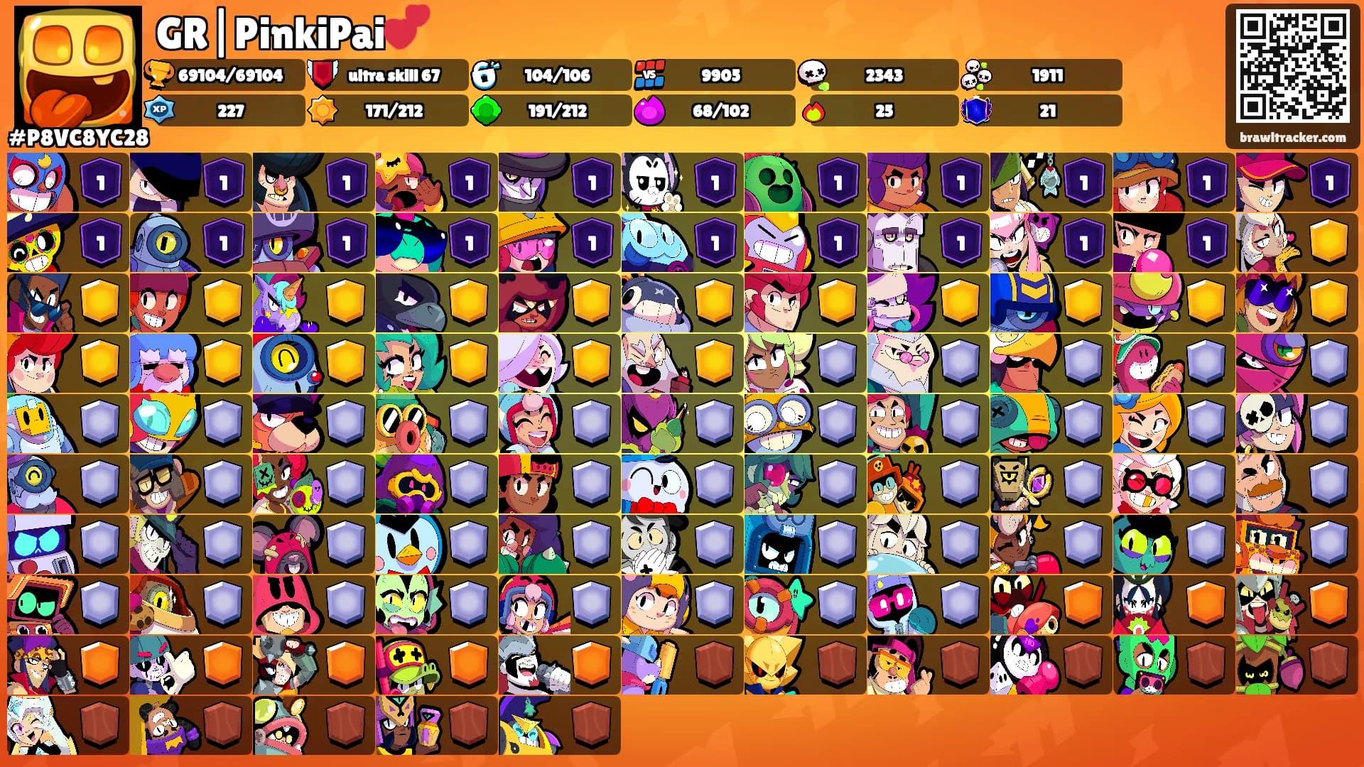 GR|PinkiPai💕's Ranks