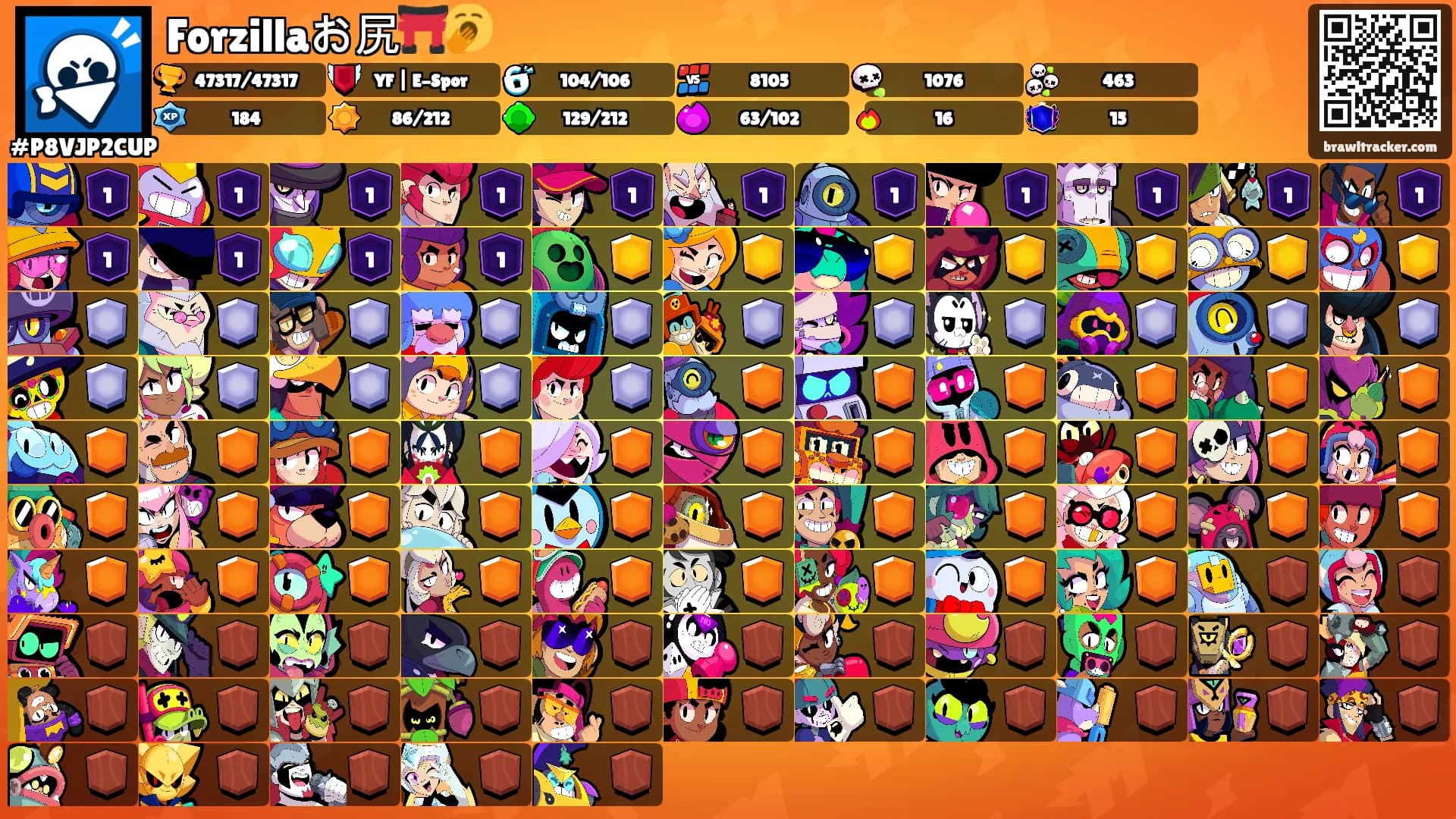 Forzillaお尻⛩️🥱's Ranks