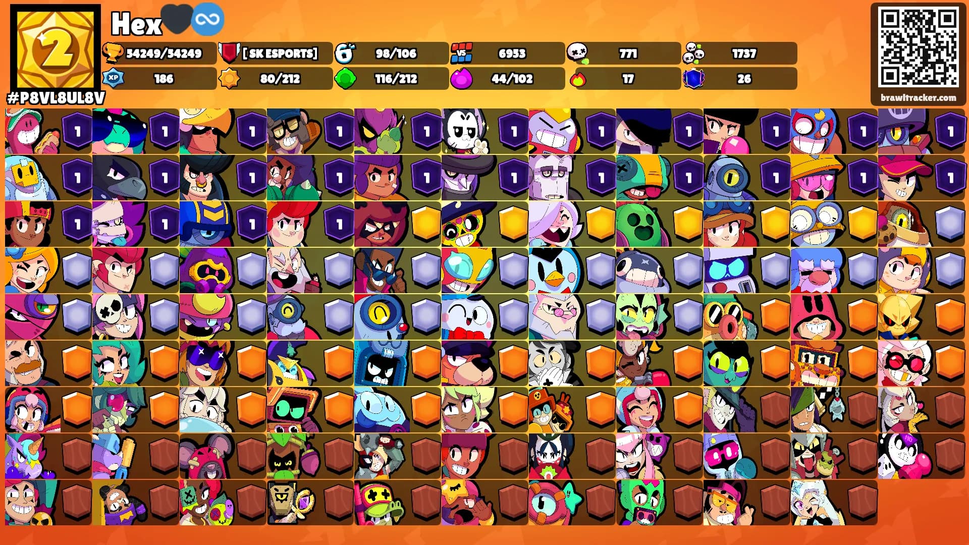 Hex🖤♾️'s Ranks