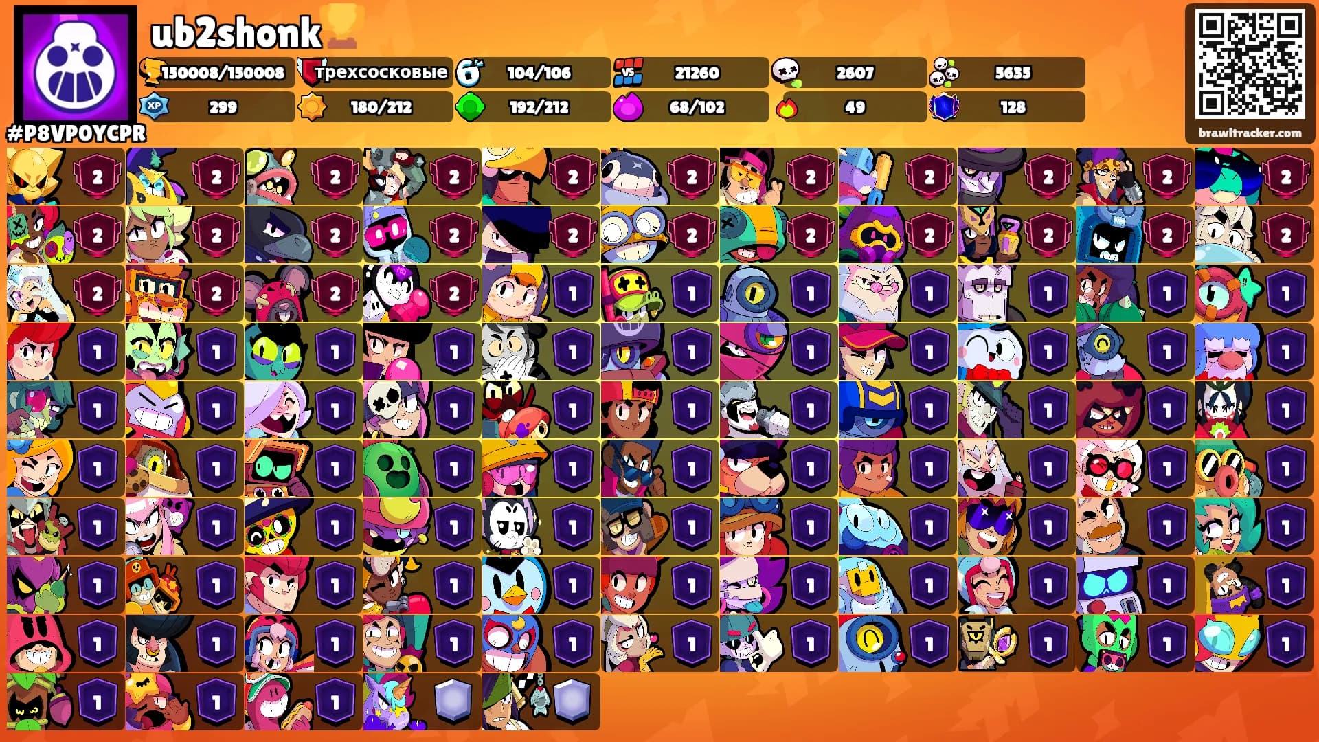 ub2shonk🏆's Ranks