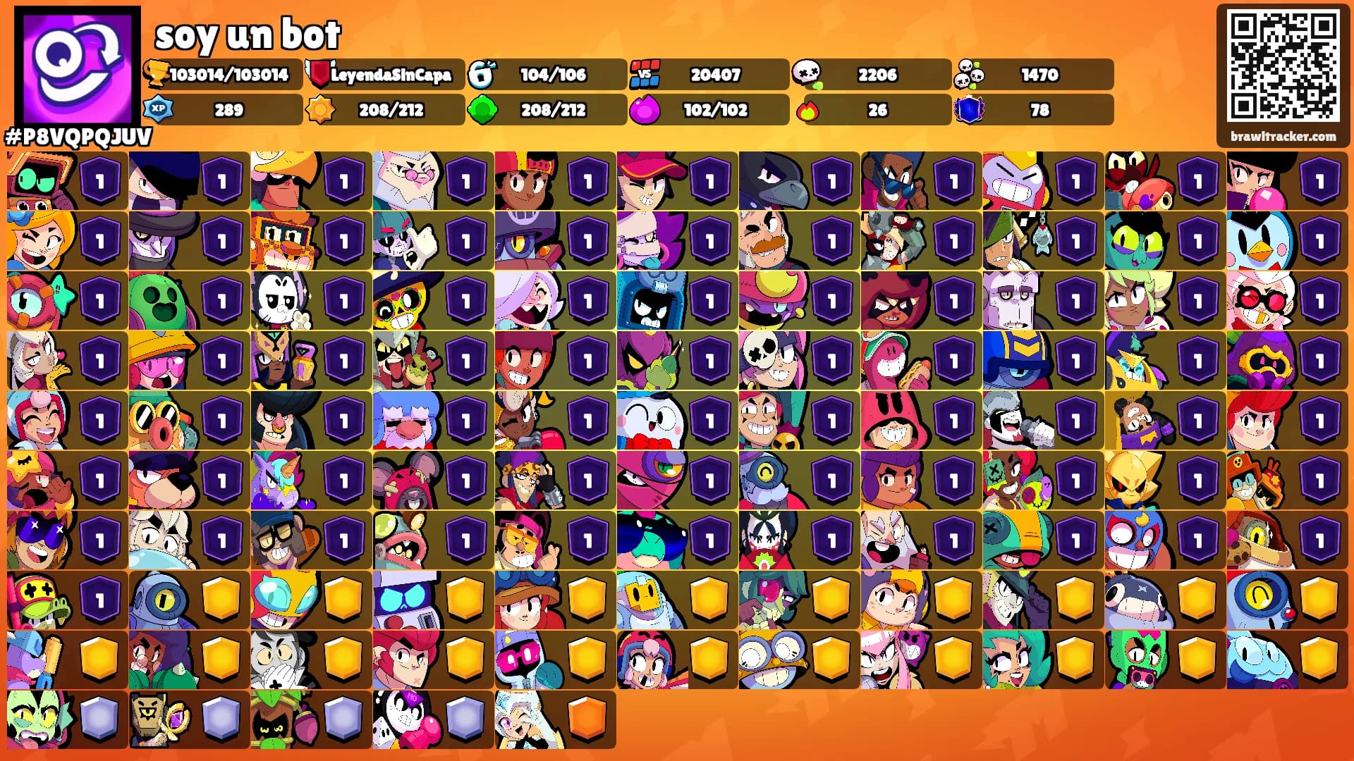 soy un bot's Ranks