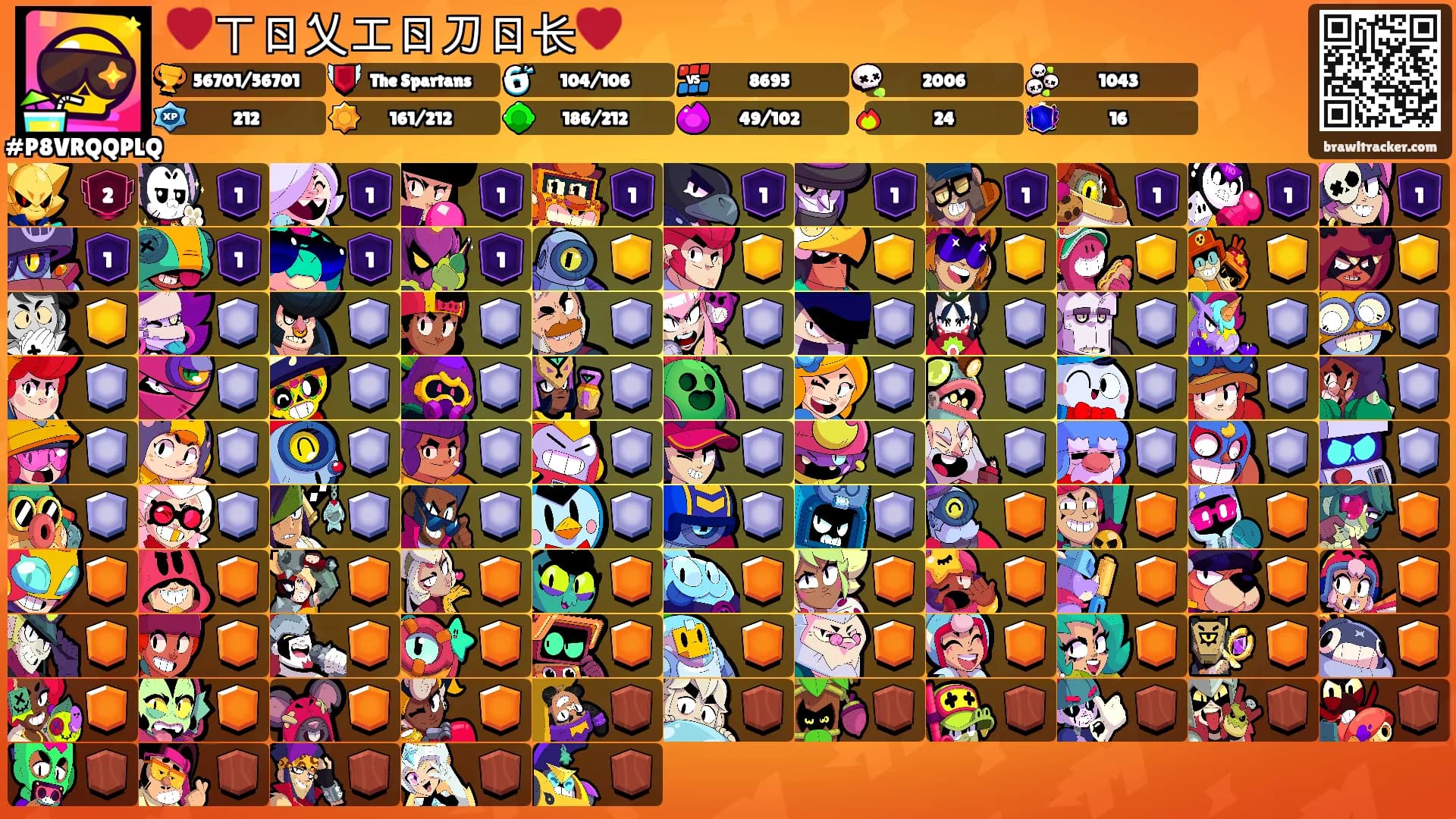 ♥️ㄒㄖ乂工ㄖ刀ㄖ长♥️'s Ranks