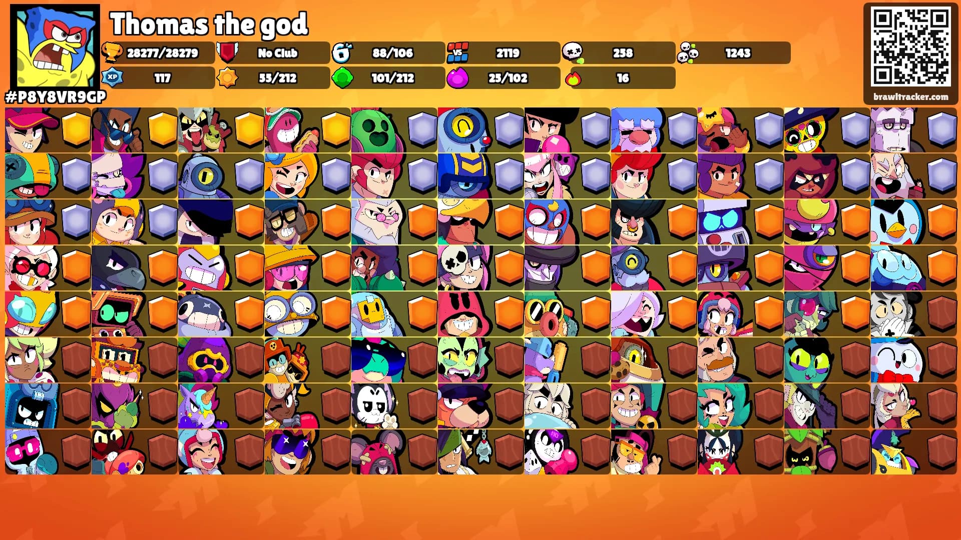 Thomas the god's Ranks