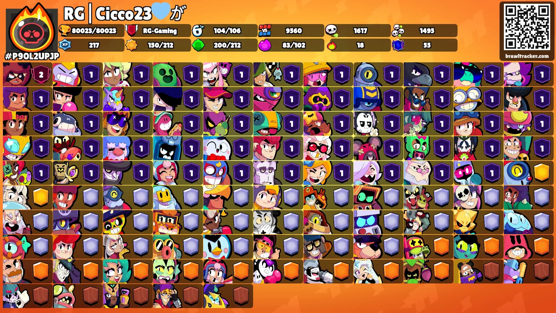RG|Cicco23🩵が's Ranks