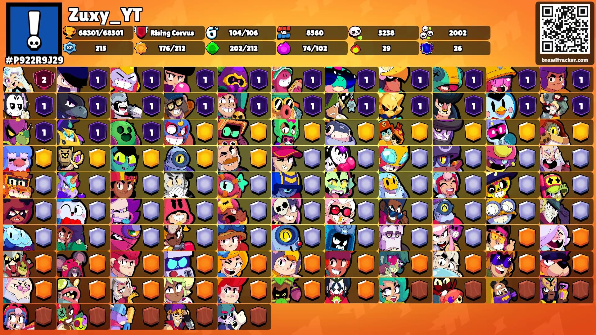 Zuxy_YT's Ranks