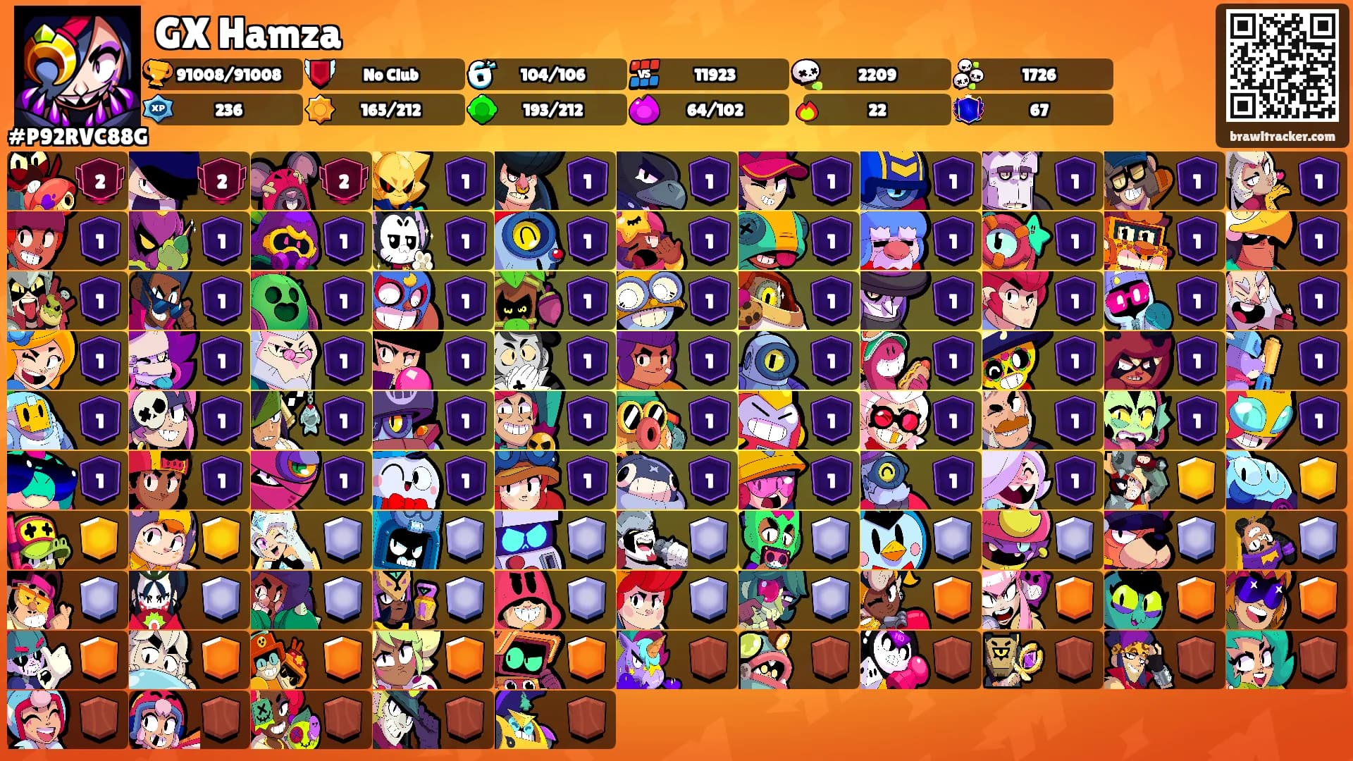 GX Hamza's Ranks