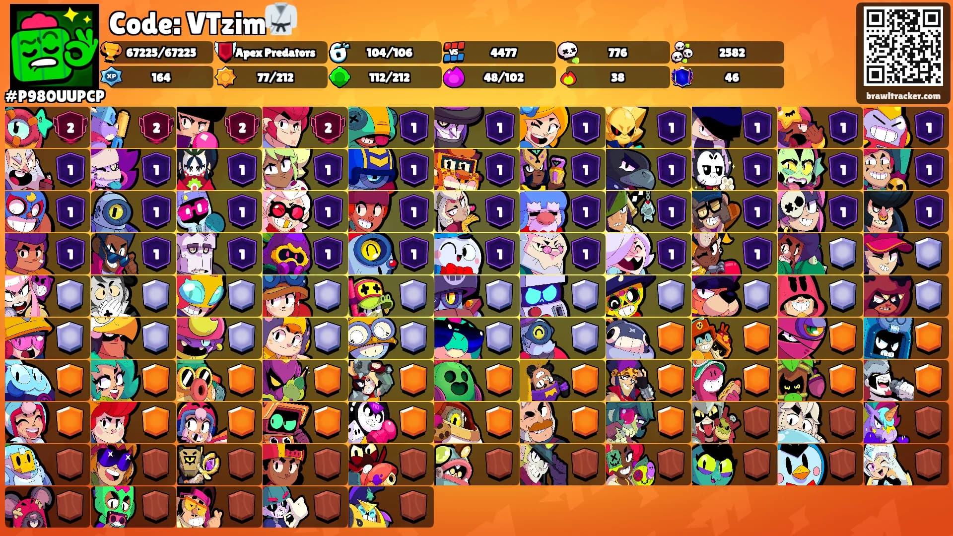 Code: VTzim🥋's Ranks