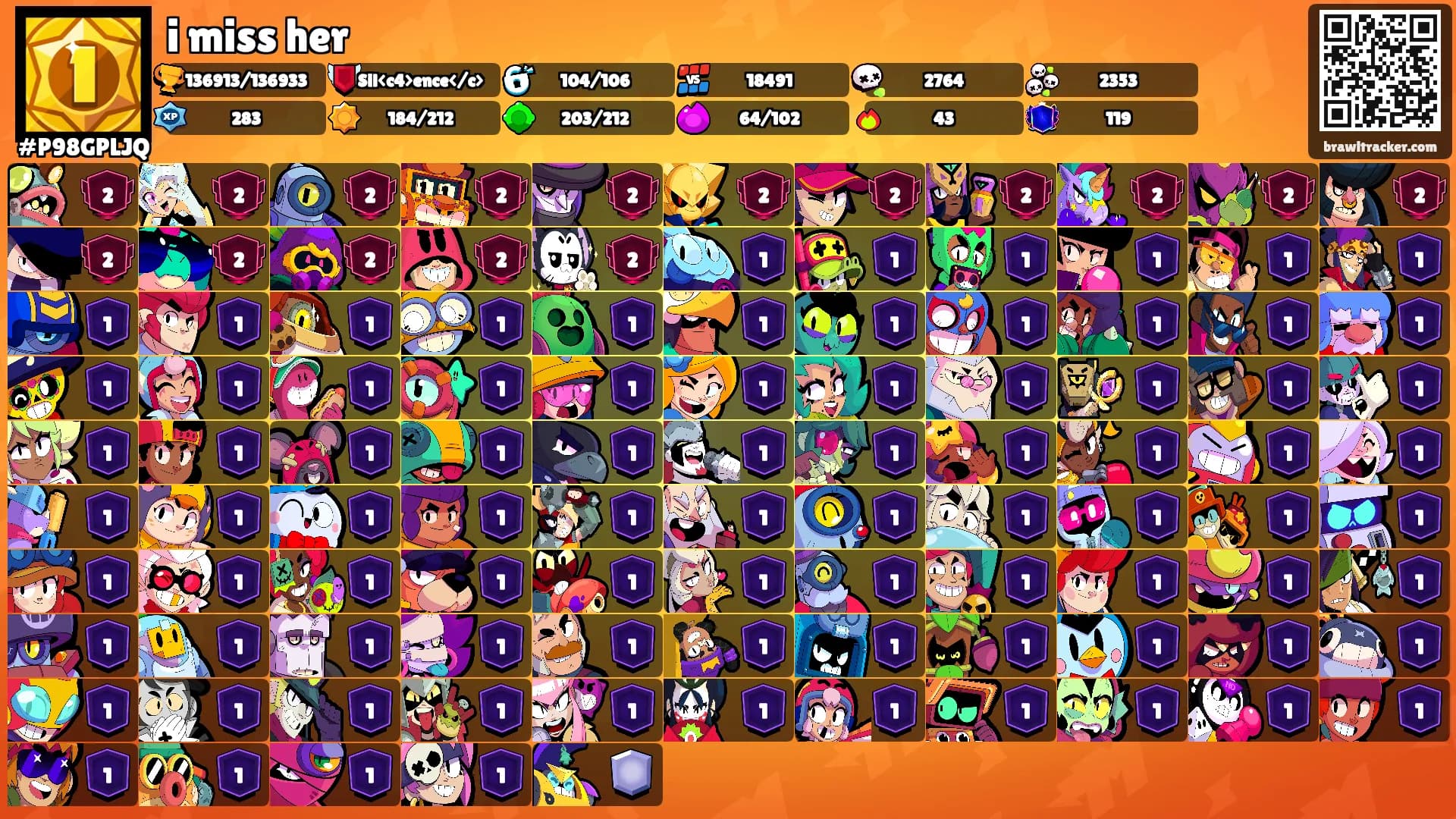 i miss her's Ranks