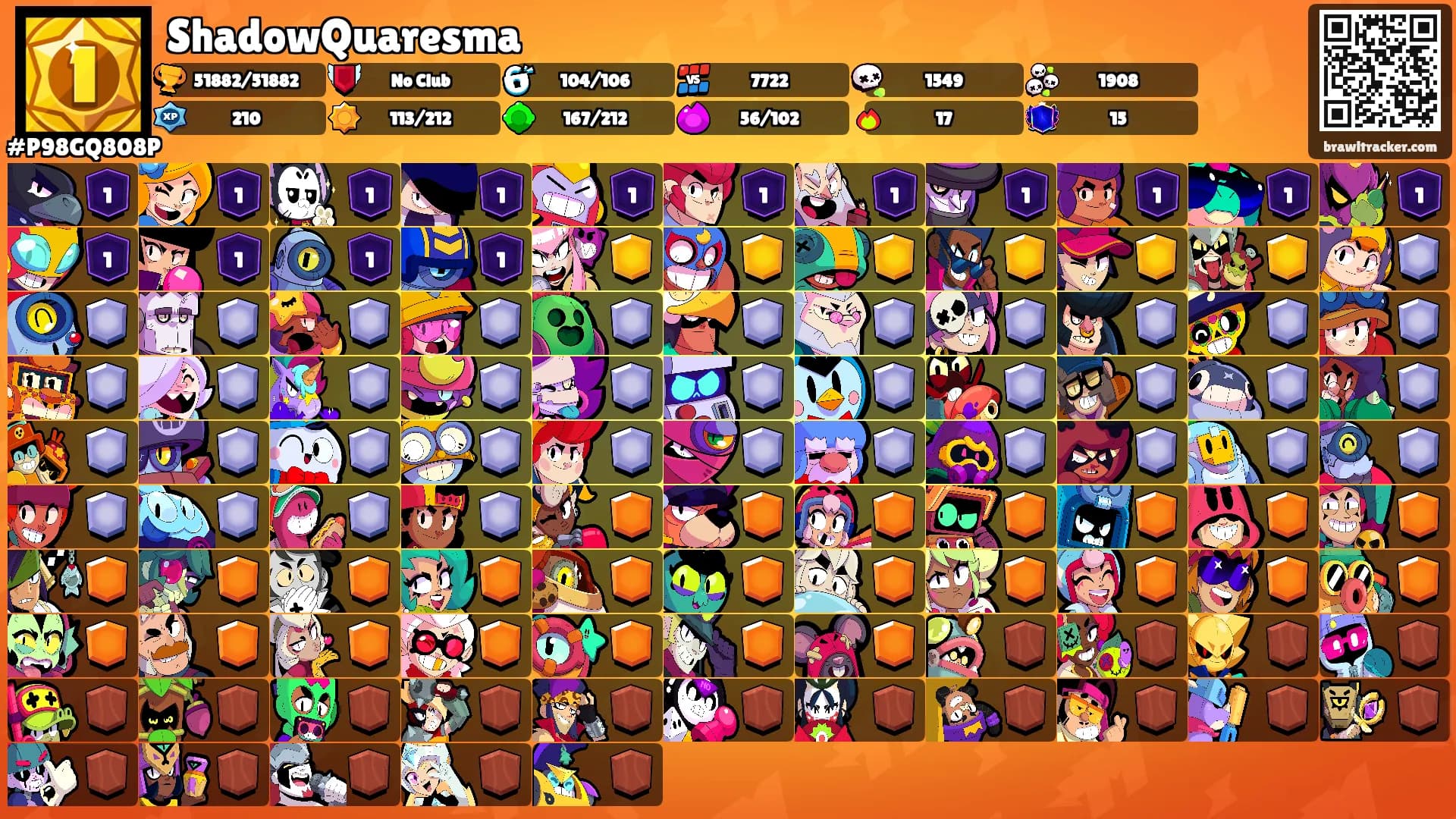 ShadowQuaresma's Ranks