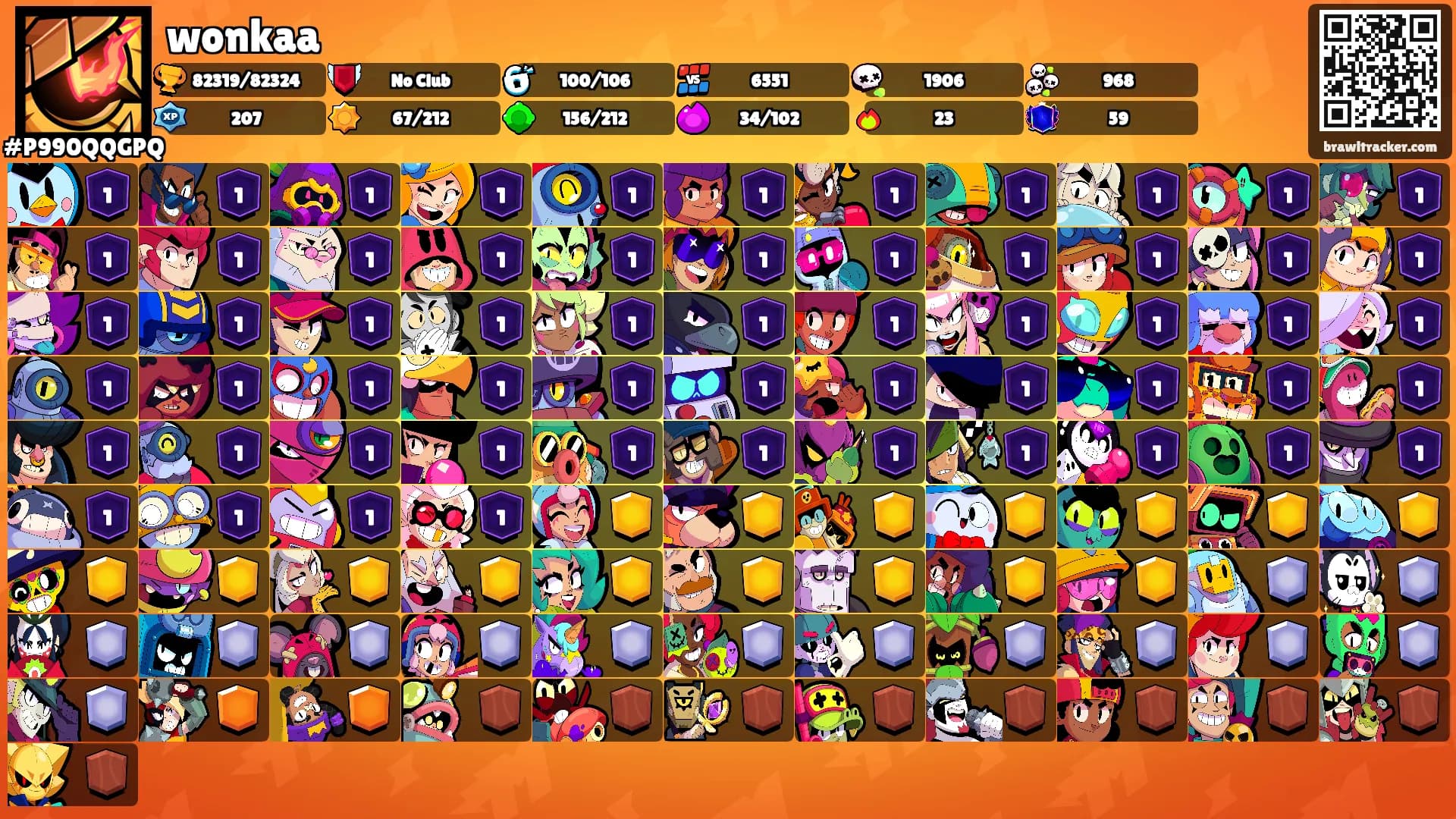 wonkaa's Ranks