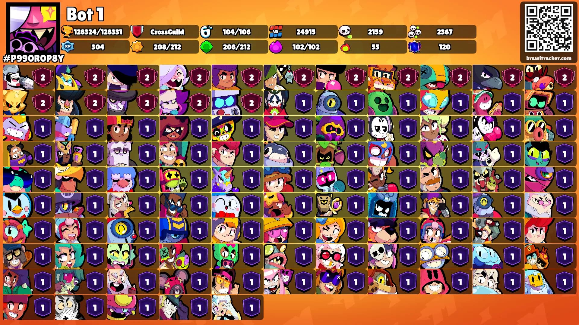Bot 1's Ranks